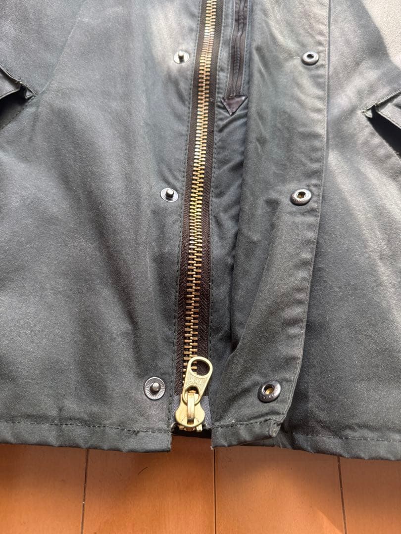 Barbour トランスポートwaxフード付き　セージ38