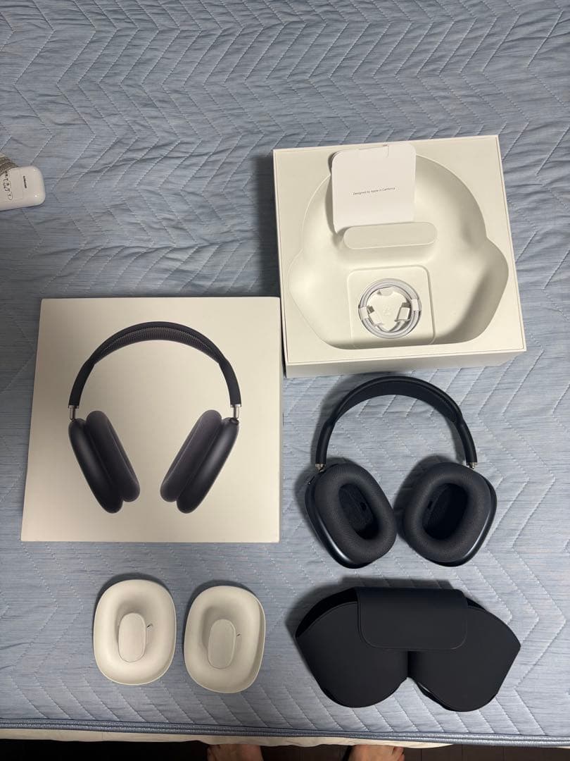 限定保証残有AppleAirPodsMaxミッドナイトtypec新品同様品