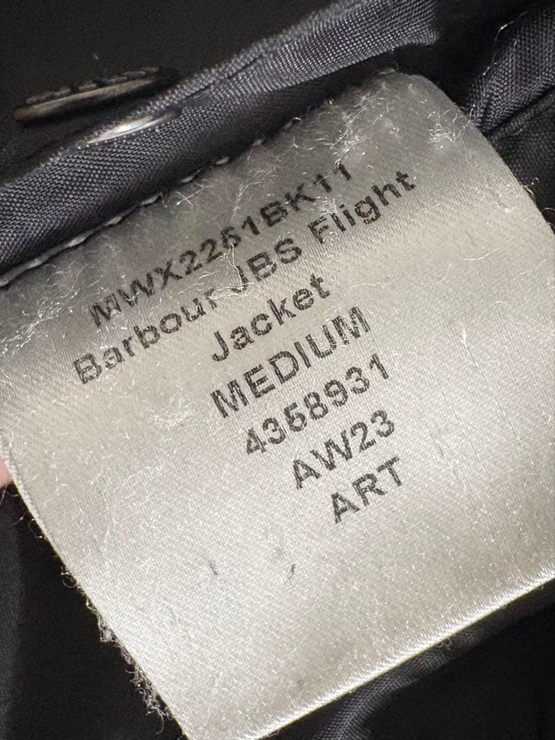 ジャケット・アウター Barbour JBS flight jacket M