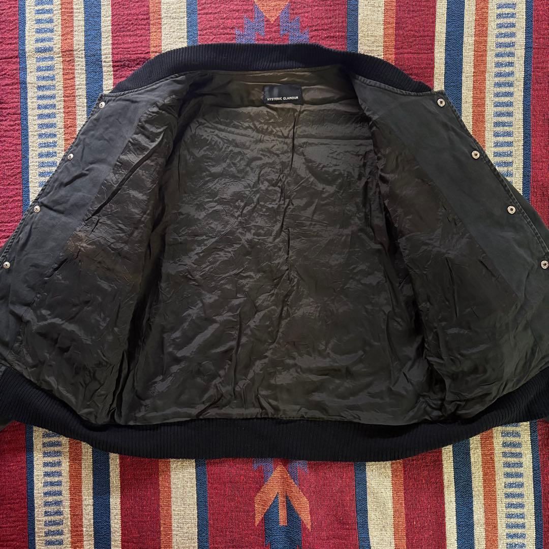 激レア80's HYSTERIC GLAMOURアーカイブ刺繍スナップジャケット