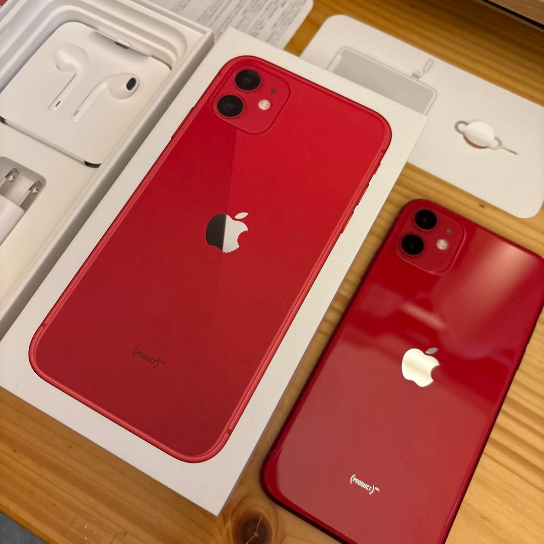 スマートフォン本体 iPhone11 RED 128