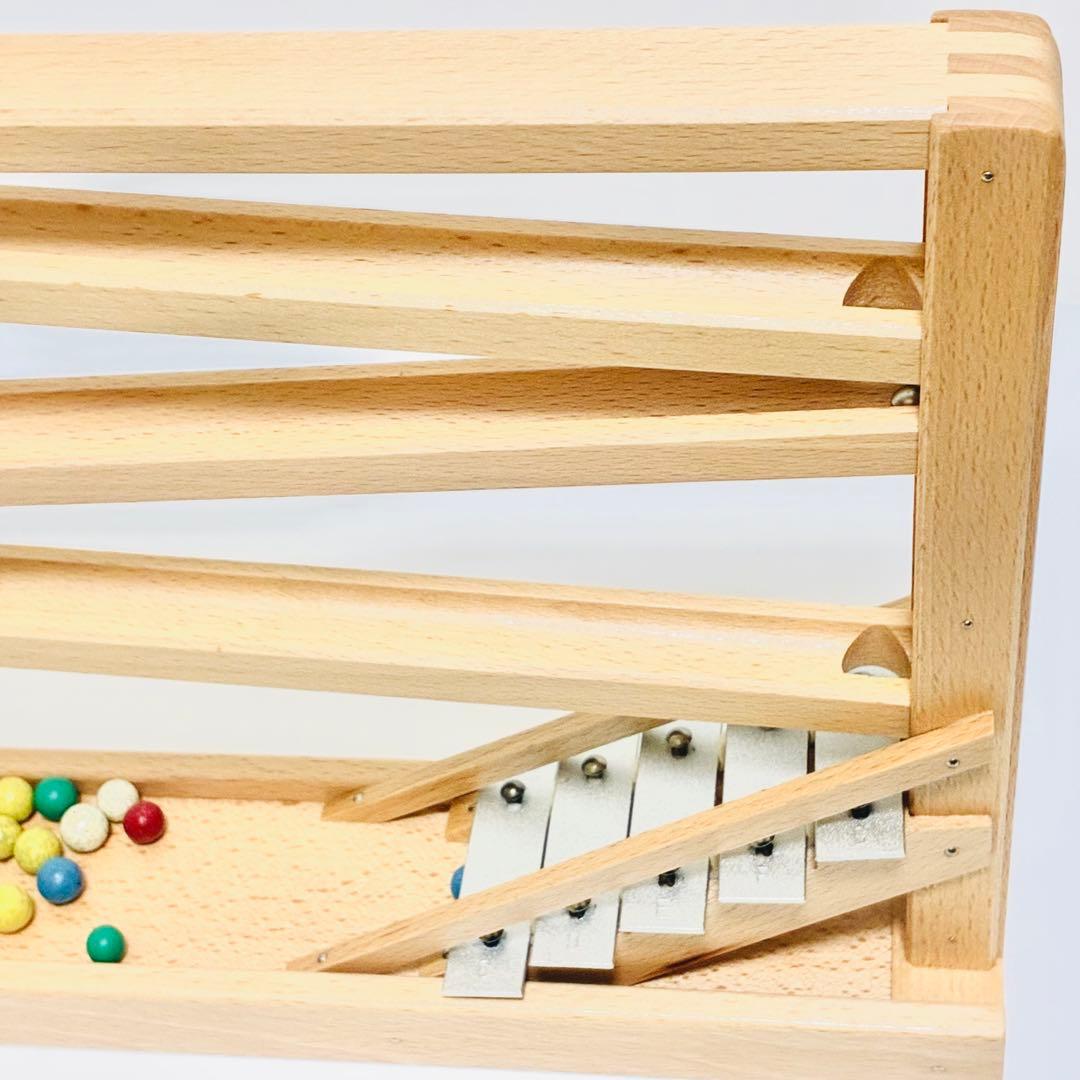 【未使用】Beck木製クーゲルバーン〈グロッケンシュピール付〉　シロフォンの塔