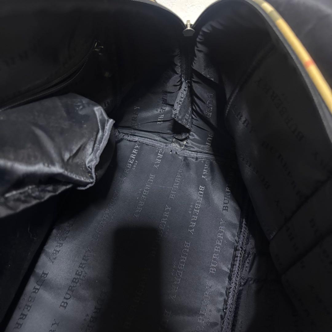 【希少】バーバリーゴルフ　ボストンバッグ　ノバチェック　ゴルフバッグ