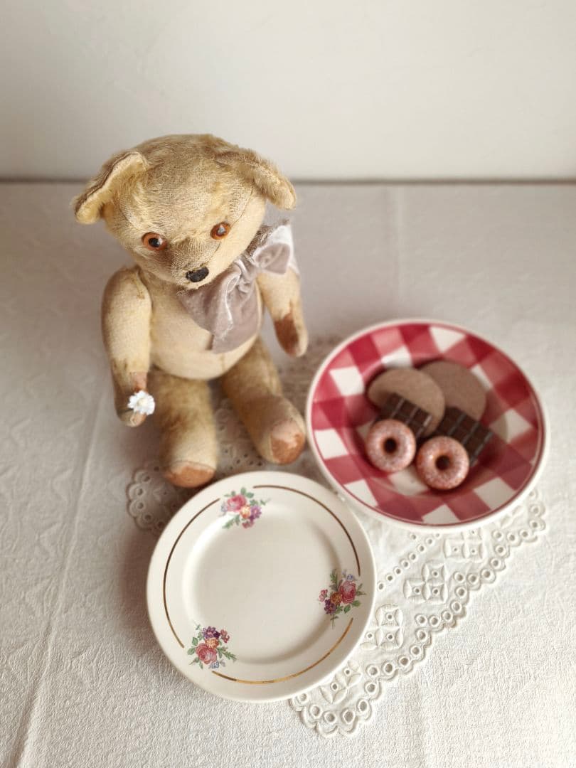 * antique bear ୨୧ .·*° オレンジの瞳が可愛い クマさん