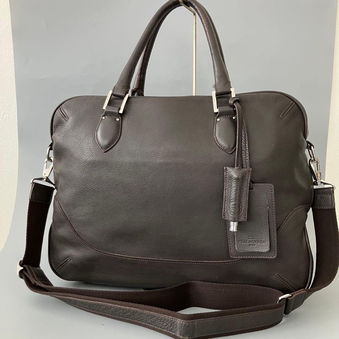 ペッレモルビダ 2way レザー ビジネスバッグ/ブリーフケース/A4対応