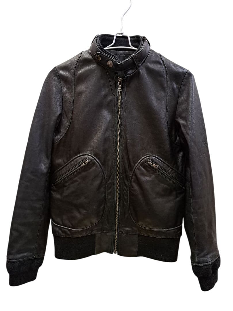 HYSTERIC GLAMOUR シングル レザージャケット 羊革