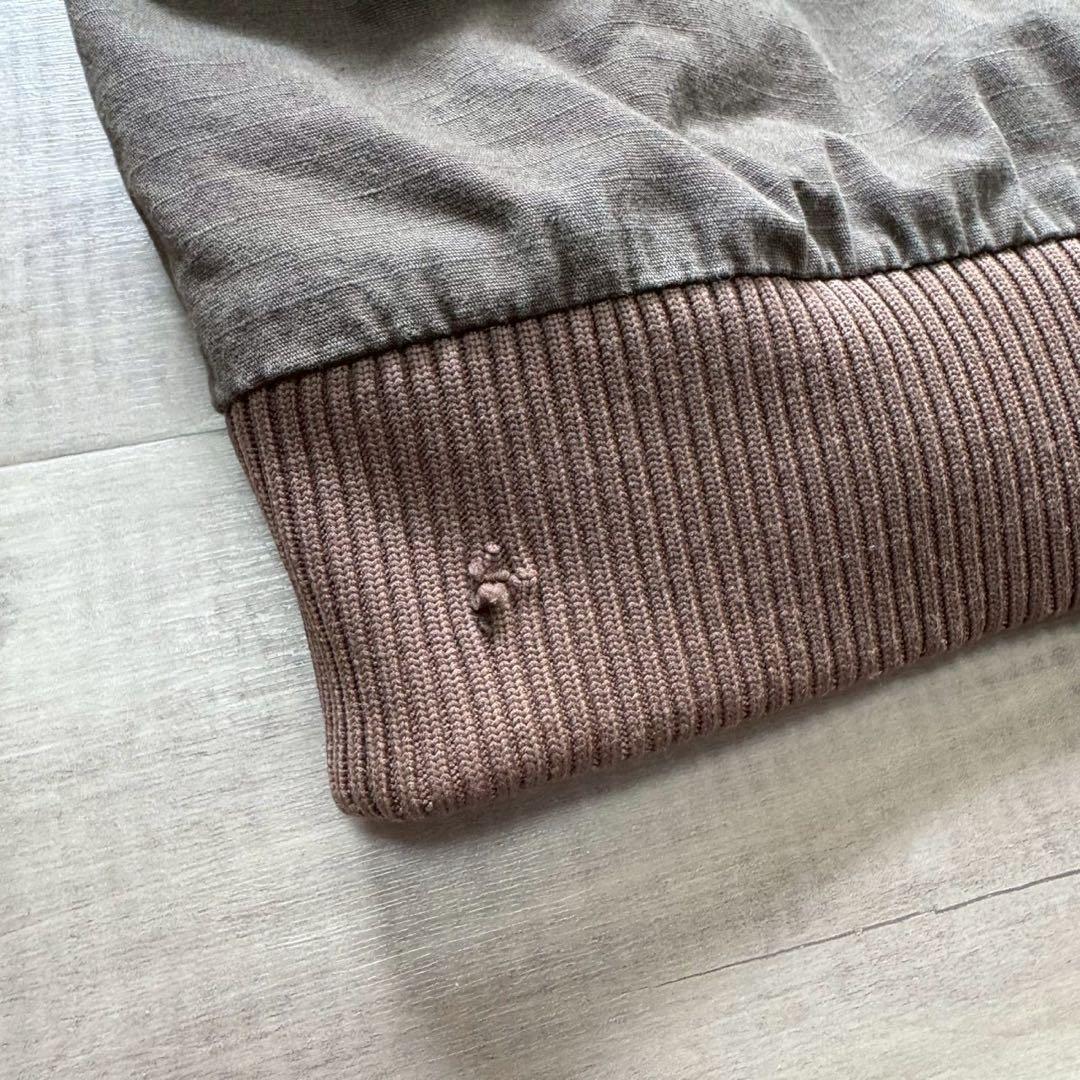 希少カーハートアクティブジャケットリップストップL古着短丈オリーブブラウン