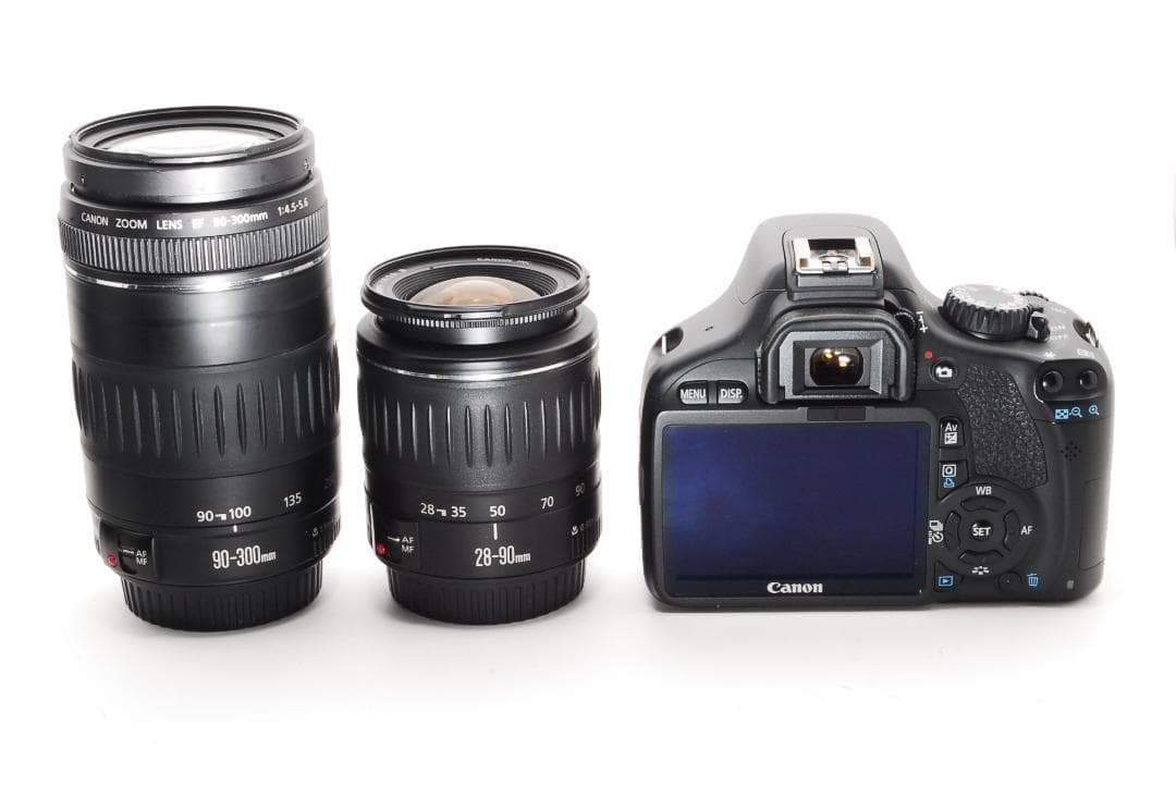 軽量ボディCano kiss X4ダブルレンズセット旅行に最適☘️