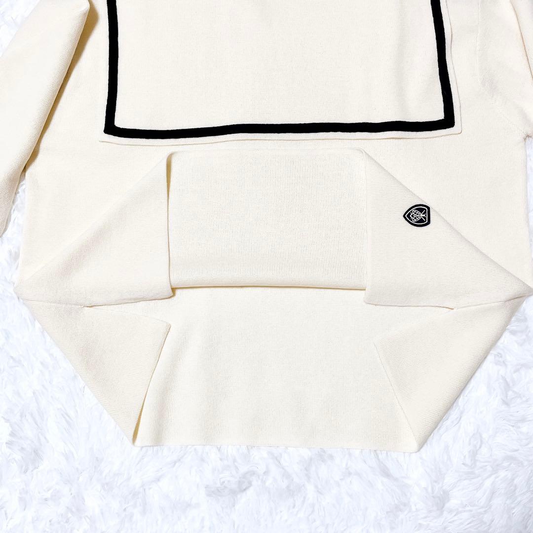 【いちごカレー】【新品未使用】オーシバル　セーラーカラーニット　ロゴ刺繍