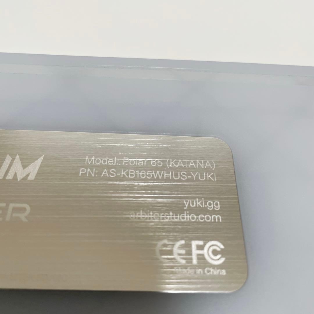 yuki　aim×Arbuter　ゲーミングパソコン用キーボード　Polar65