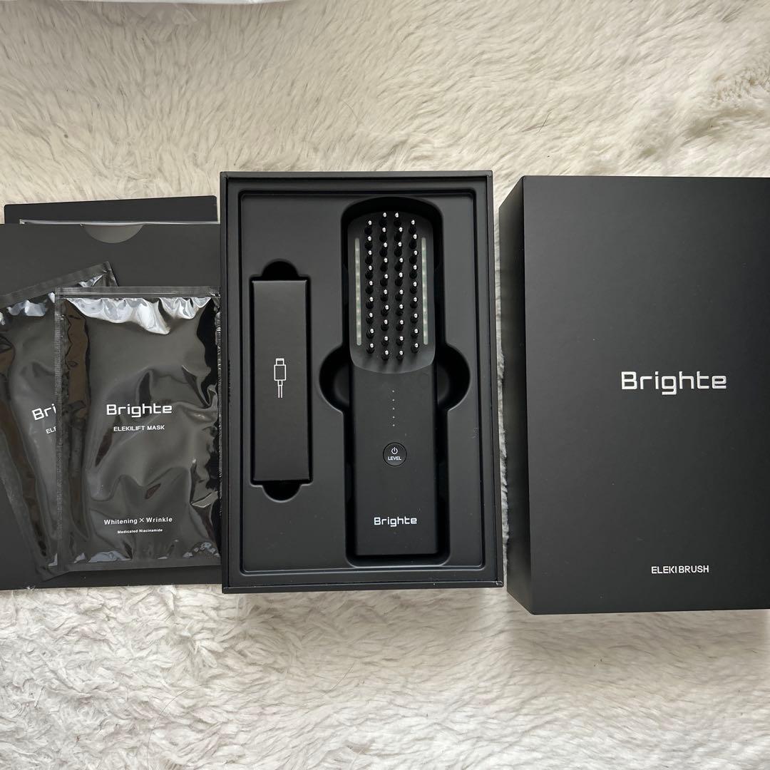 新品正規品 ブライトエレキブラシブラシ型美顔器ELEKI BRUSH