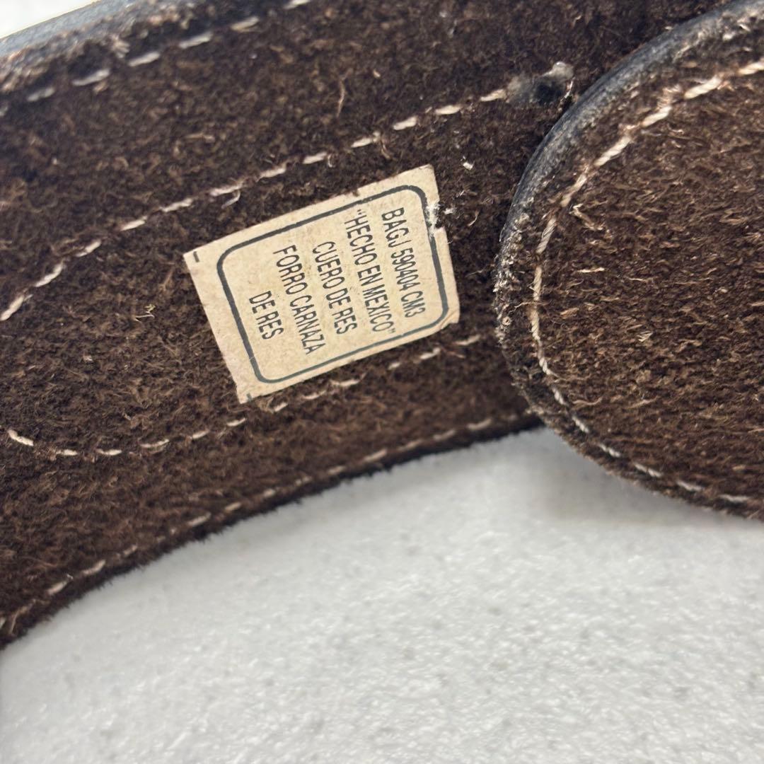 小物 leather carving western gun belt Y2K