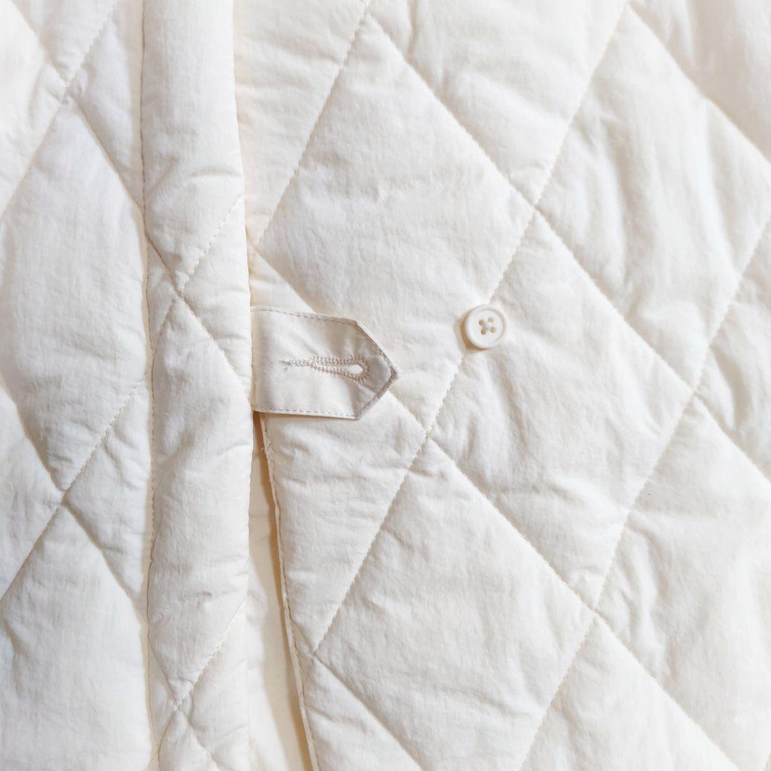 美品♪メゾンスペシャル×ユニバーサルオーバーオール フリーザーコート ホワイト系