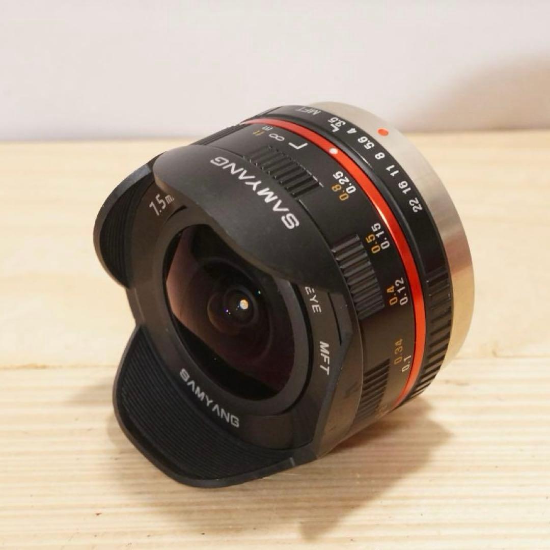 【動作確認済】SAMYANG 7.5mm 1:3.5 UMC Fish-eye