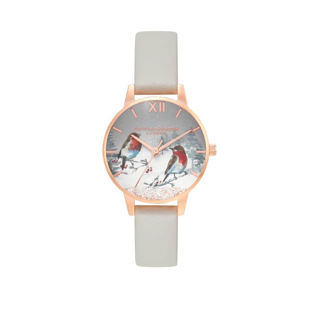 【OLIVIA BURTON】伊勢丹新宿店限定 腕時計 鳥 レザーベルト