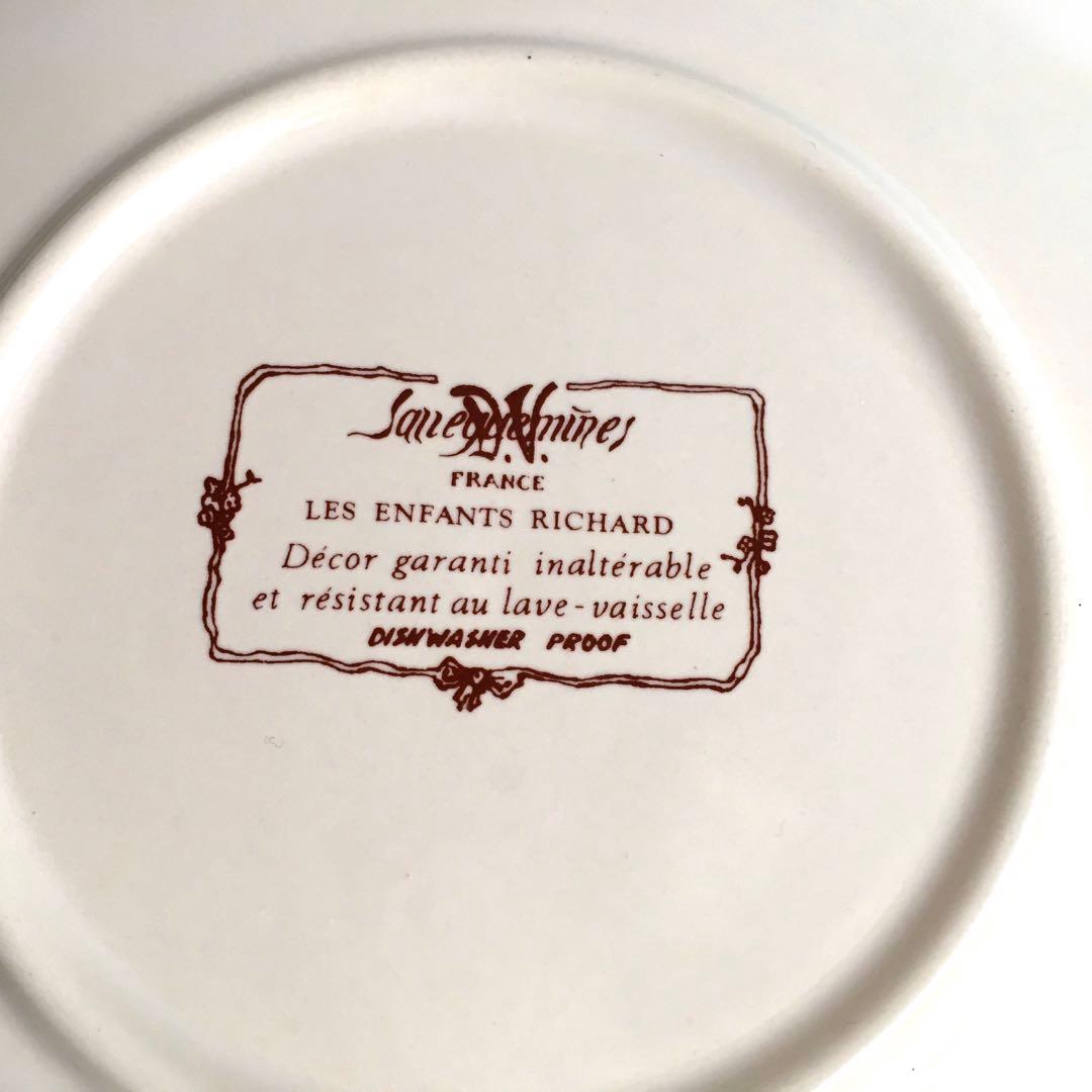 サルグミンヌ　アンファンリシャール　ボウル　ソーサー　フランス