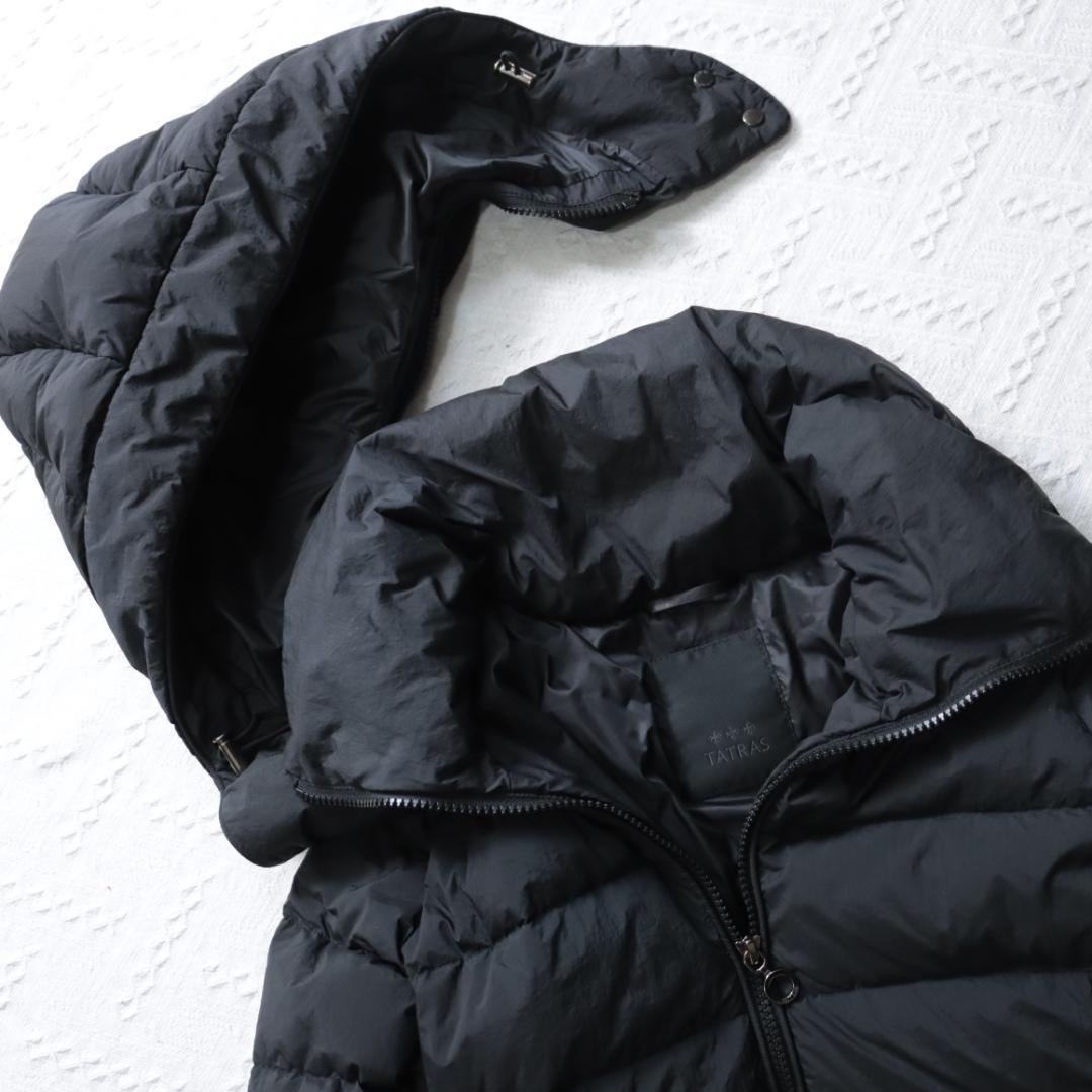 美品！タトラス　TATRAS　ポリテアマ　ロングダウンコート　ブラック