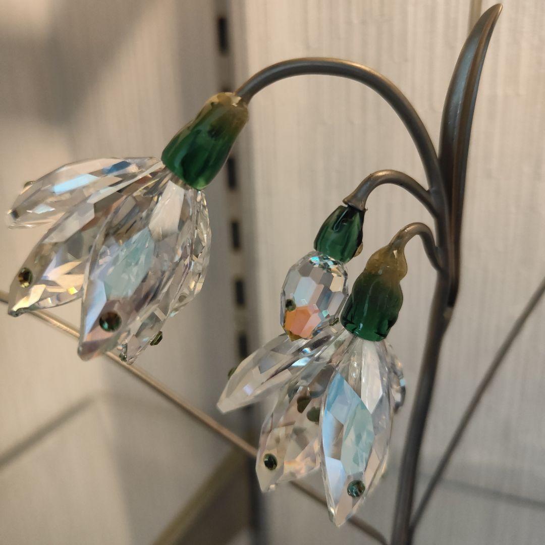 人気の花シリーズ超貴重！ 【スワロフスキー】スノードロップ