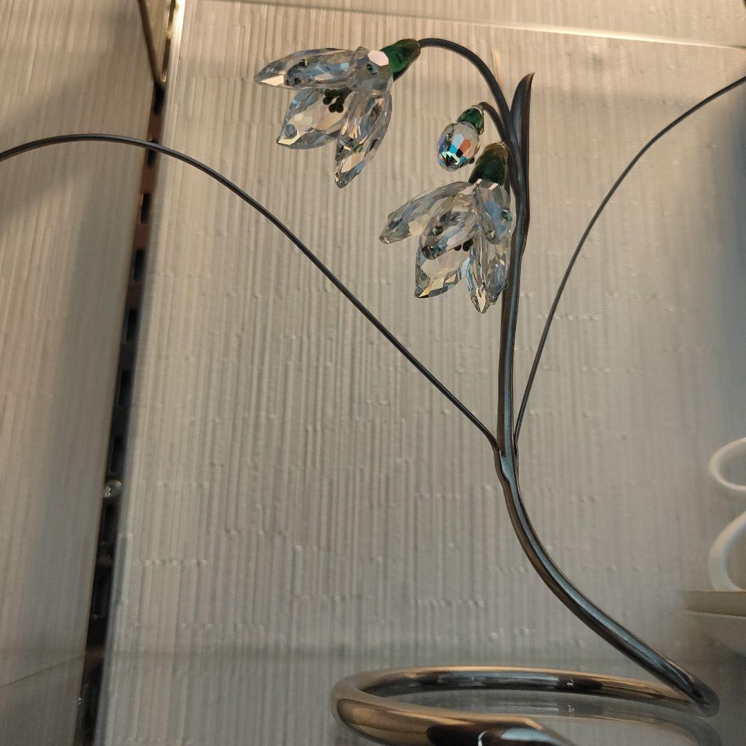 人気の花シリーズ超貴重！ 【スワロフスキー】スノードロップ