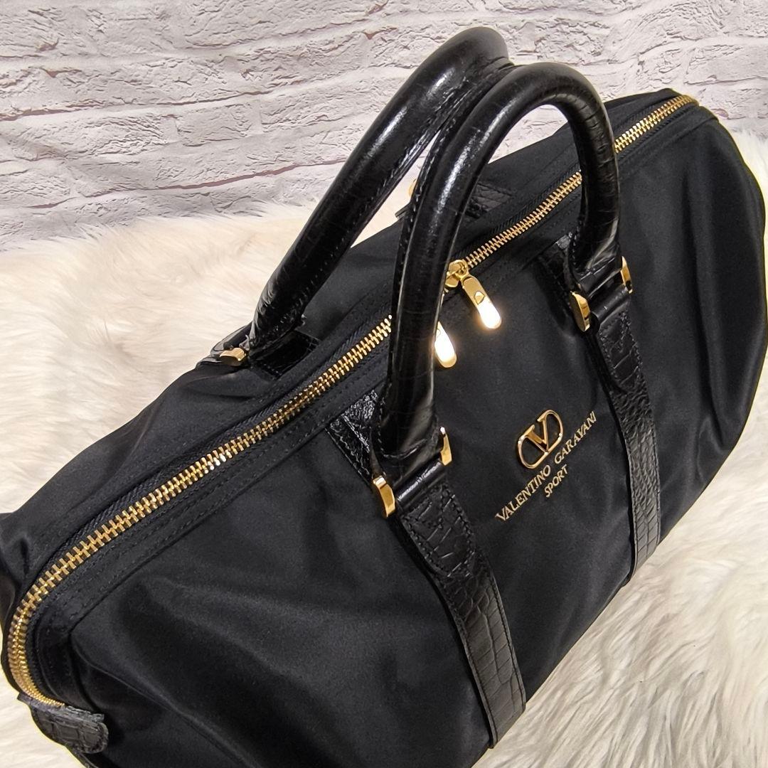 【ちこ様】バレンティノ　ガラヴァーニ　スポーツ　ナイロン　ミニボストンバッグ