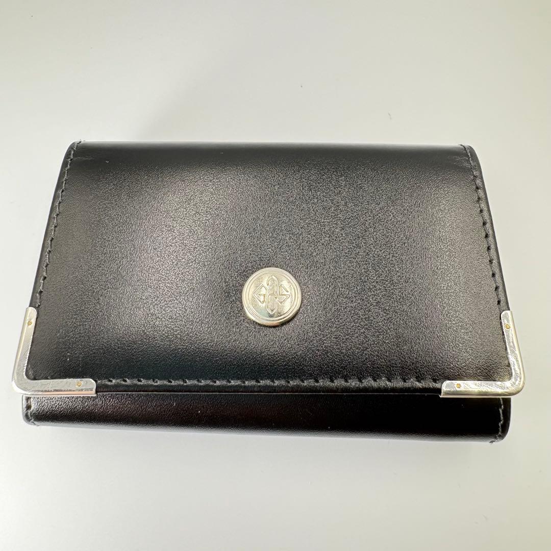 極美品✨エッティンガー ブラック　レザー ウォレット 財布 ケース　カード