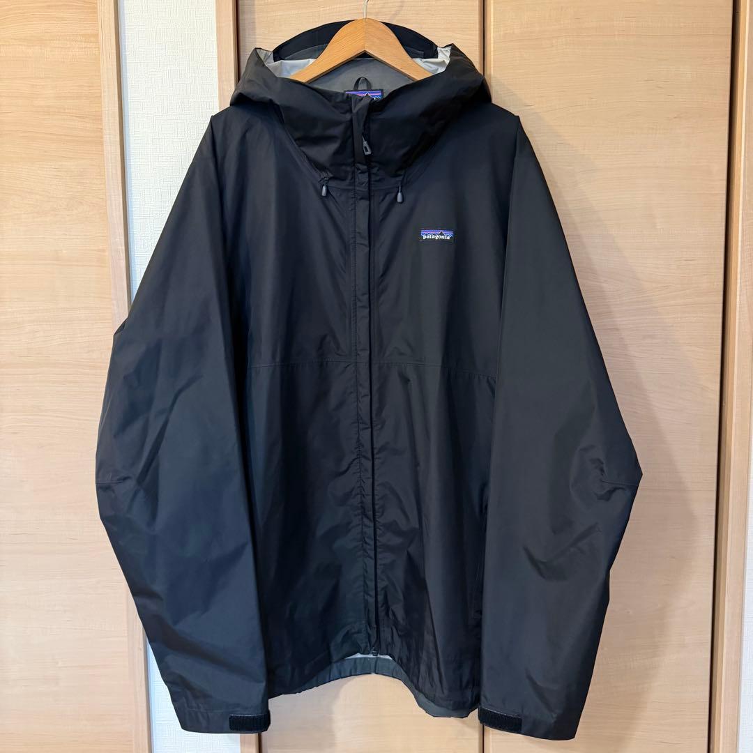 極美品 希少XXL / patagonia トレントシェル 黒