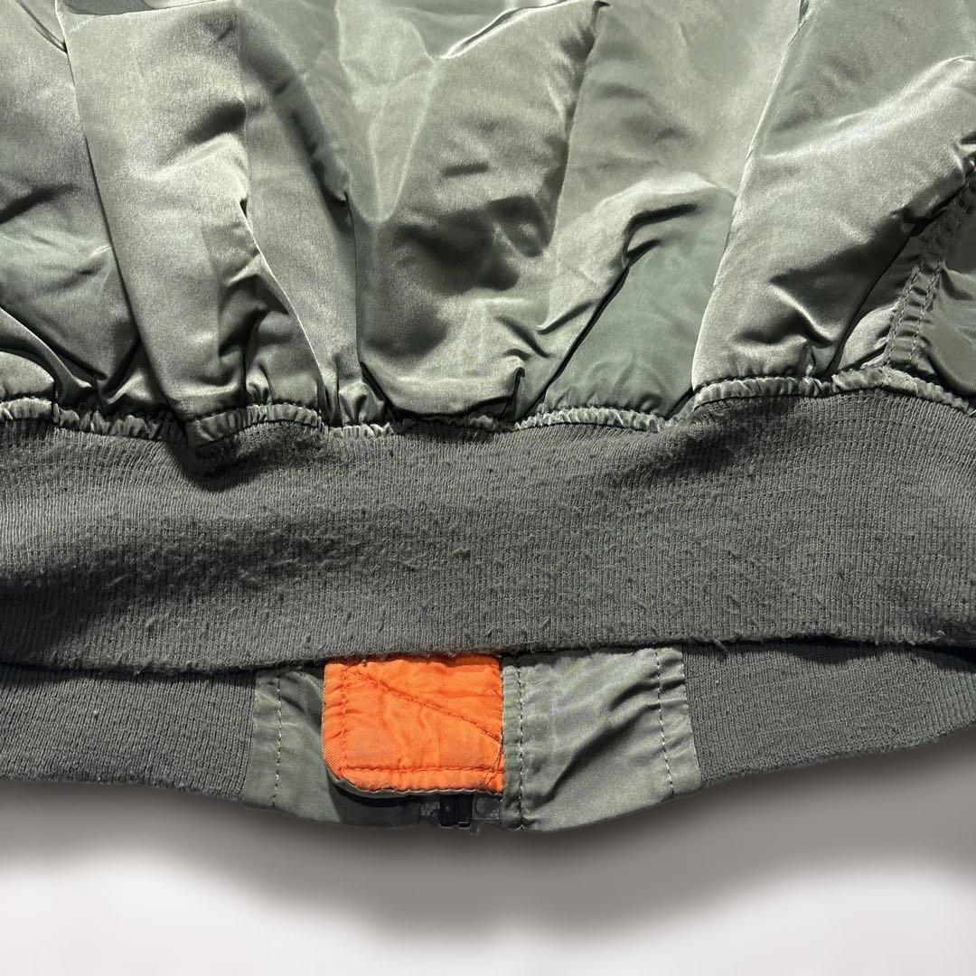 alpha ma-1 フライトジャケット　usa製　medium オリーブ