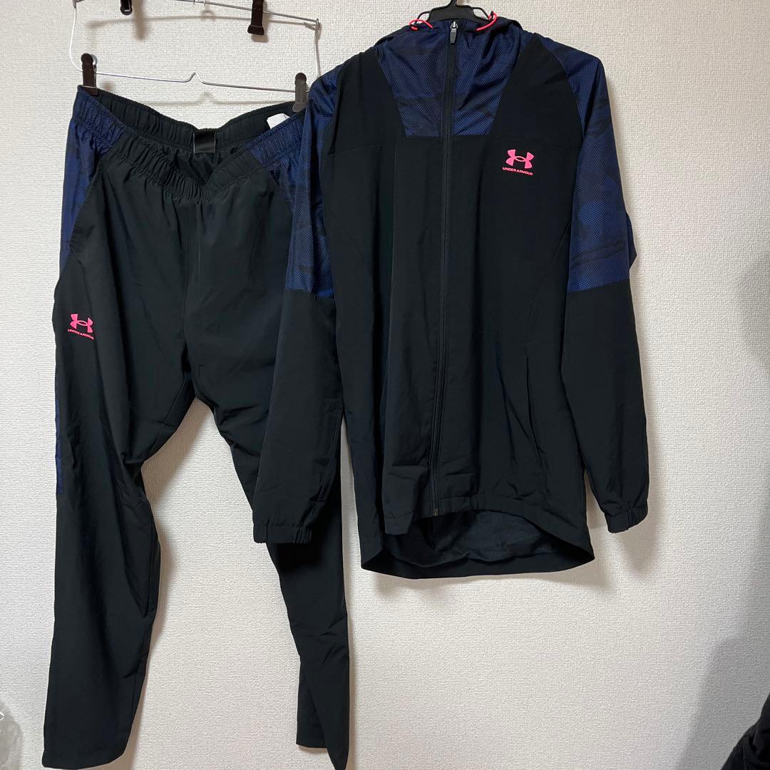 【試着のみ】アンダーアーマーUNDERARMOUR セットアップ　XL