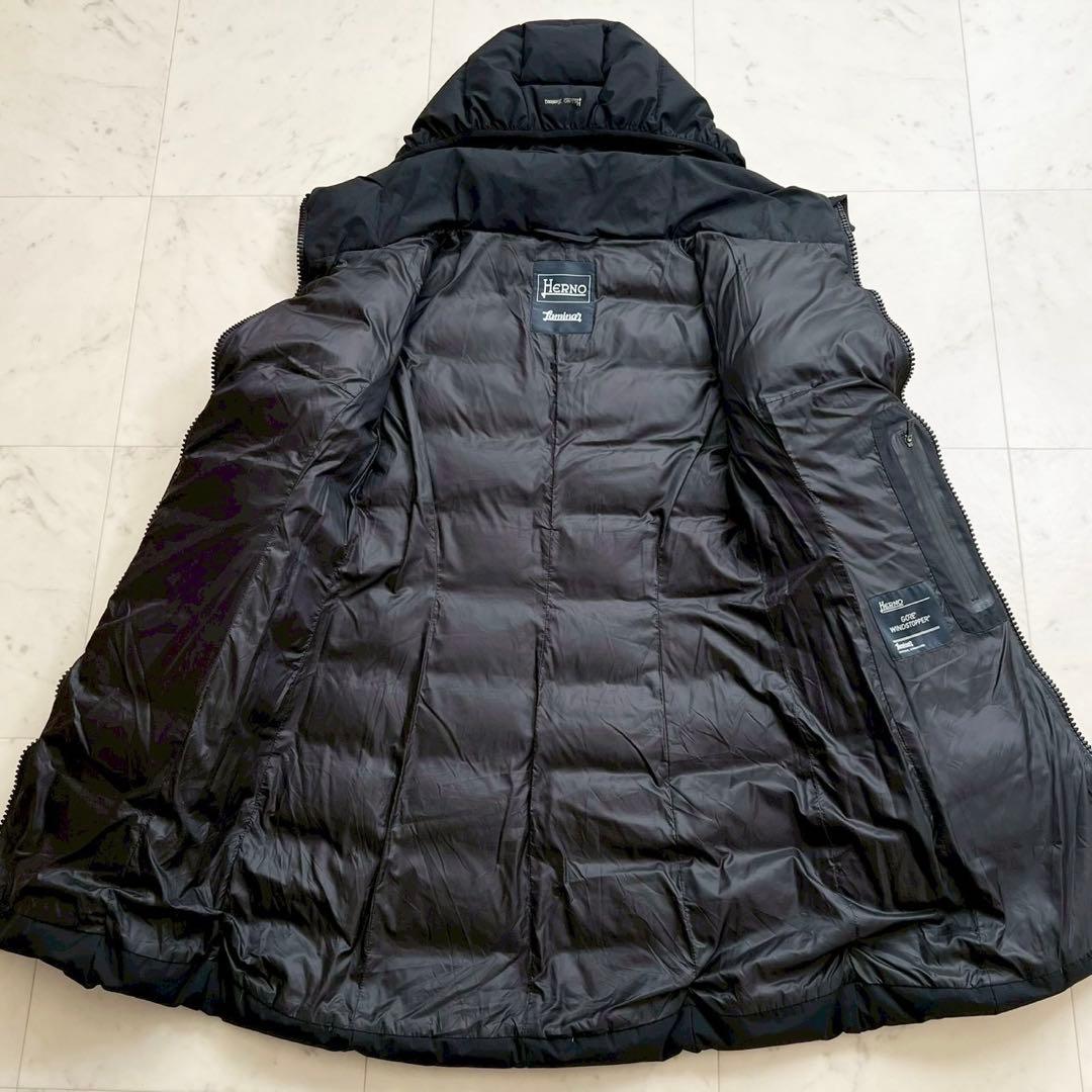 HERNO Laminar GORE-TEX ダウンコート ミドル丈 ブラック