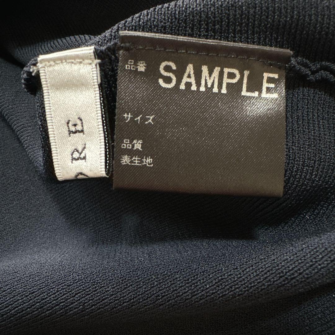 極美品 アドーア ポロニット オーバーサイズニット ダークネイビー ポンチョ