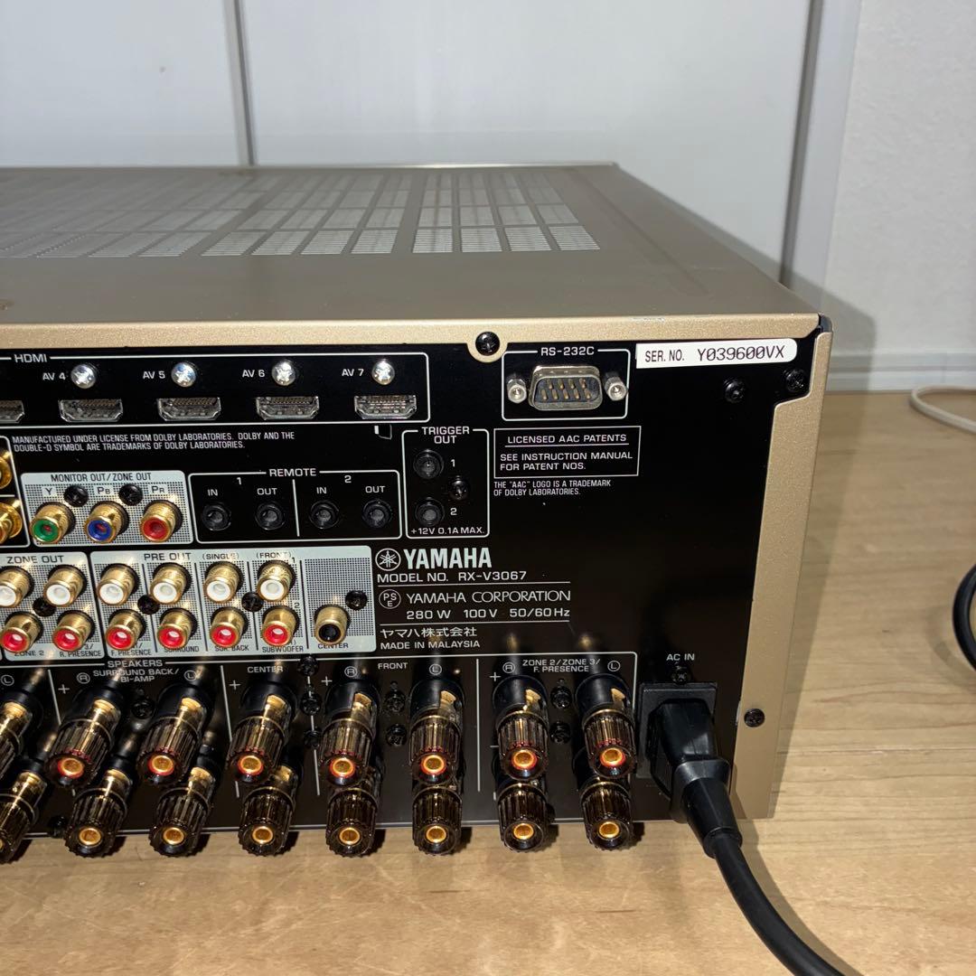 【美品】YAMAHA AVレシーバー RX-V3067定価24万 ヤマハ
