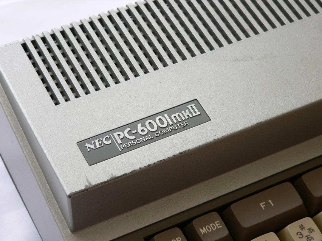NEC PC-6001mkII メカニカルスイッチ フルメンテナンス 動作品