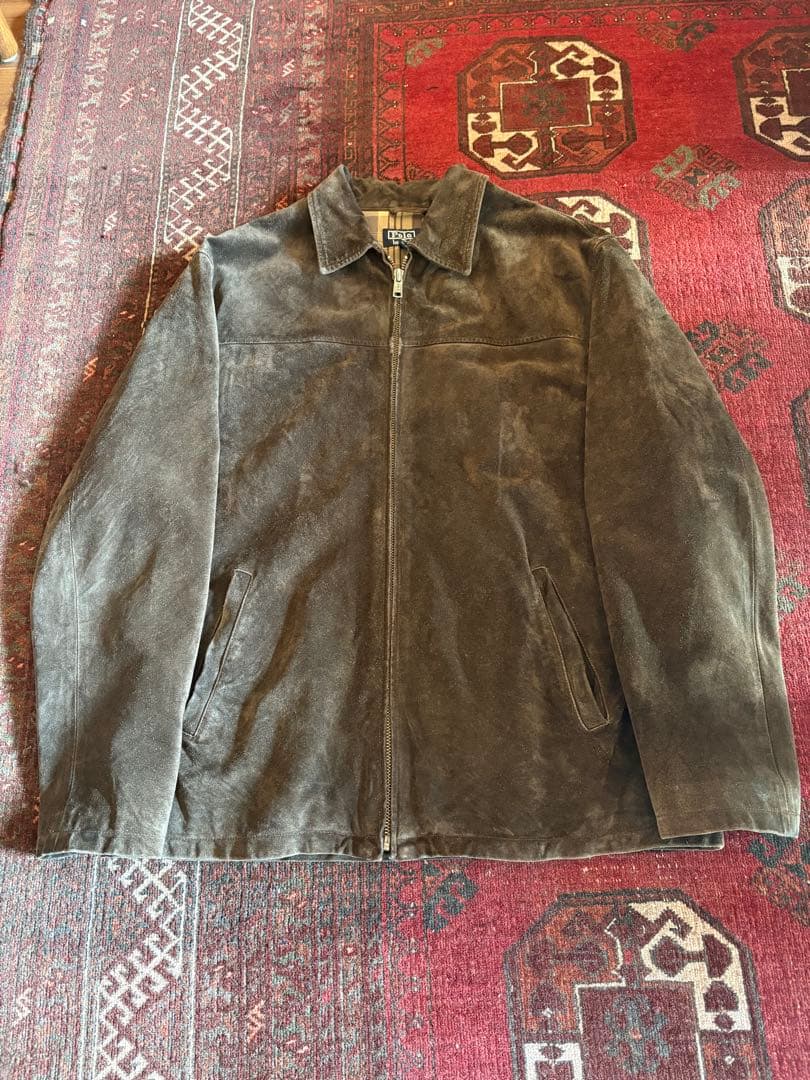 【90s】Polo Ralph Lauren レザー スエードジャケット RRL
