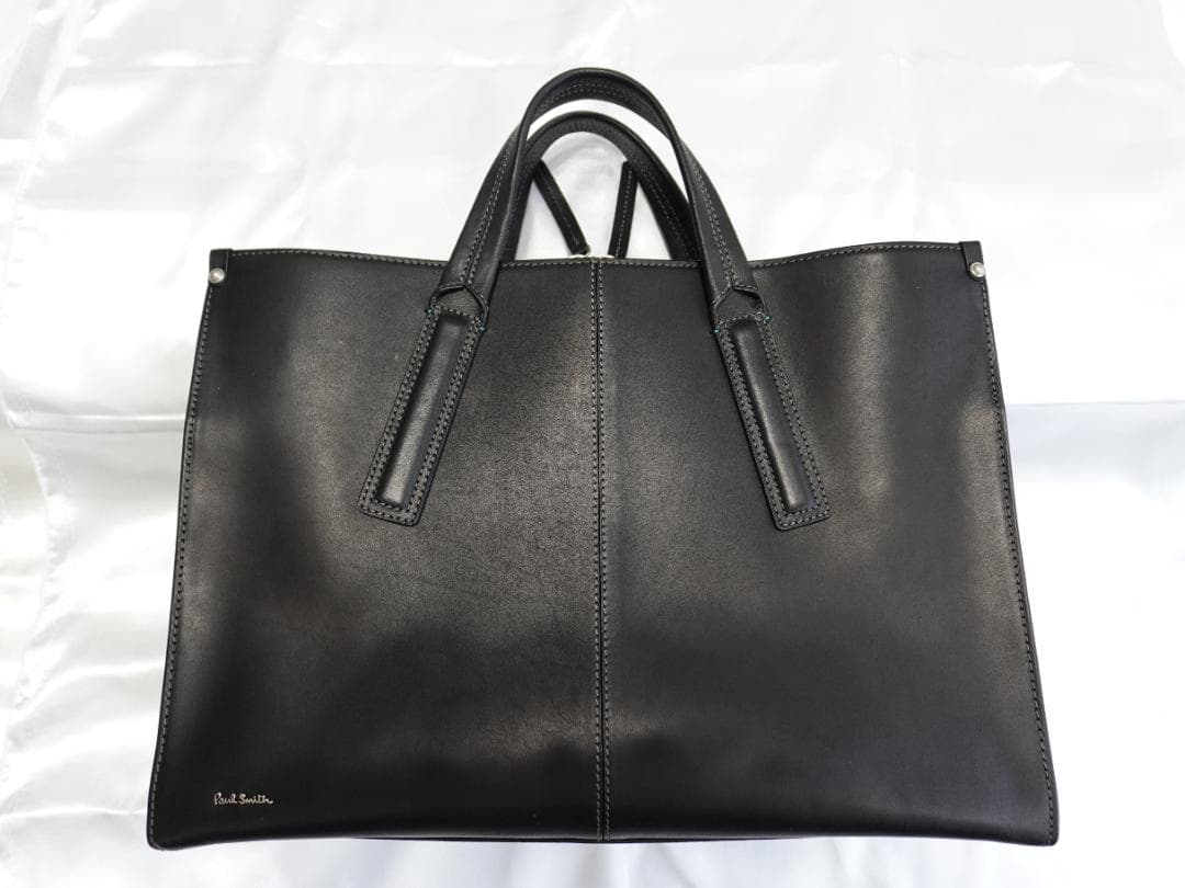 ポール・スミス（Paul Smith）　２wayビジネスバッグ 　ブラック　牛革