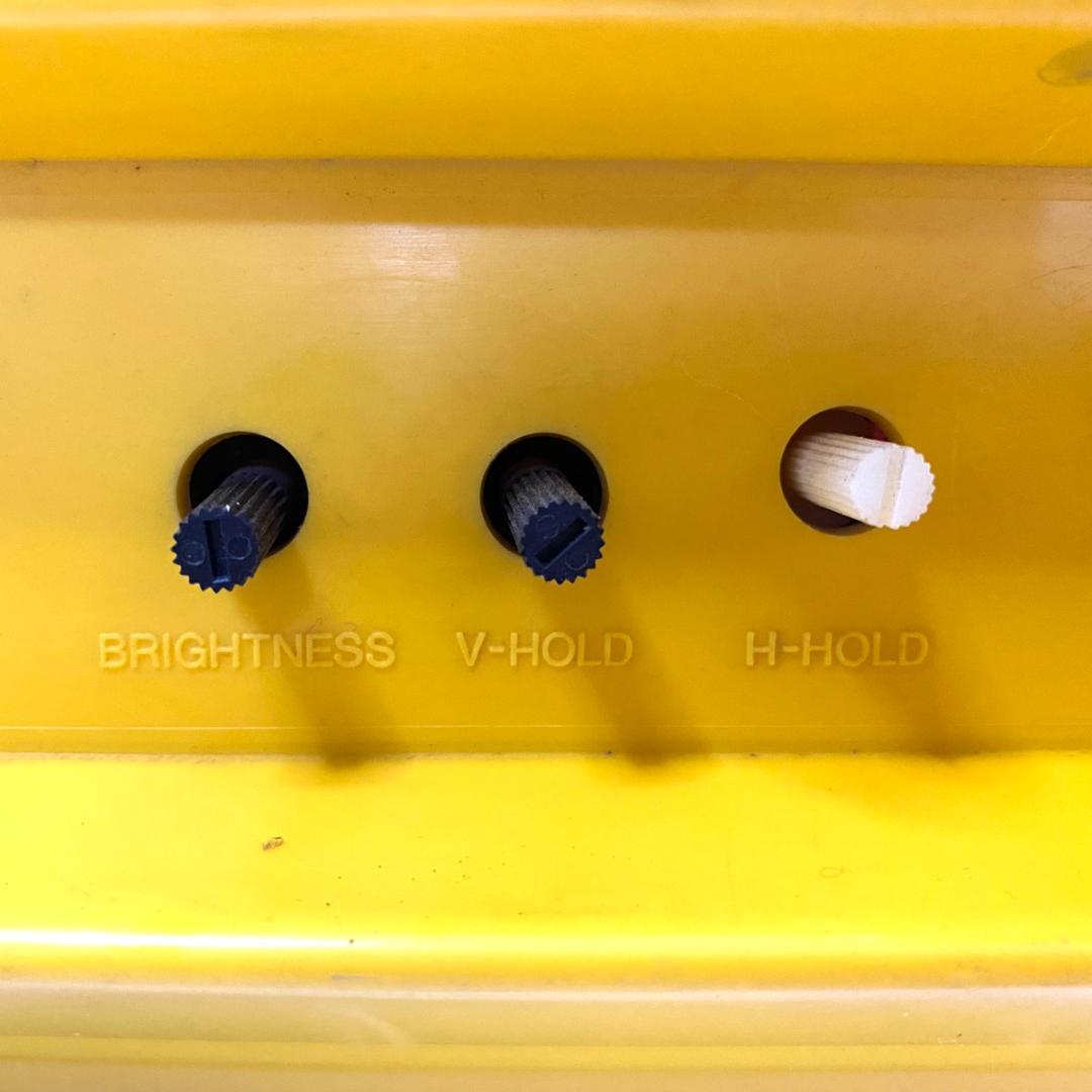 SHARP シャープ 白黒テレビジョン 12P-J9U 1978年製 昭和レトロ