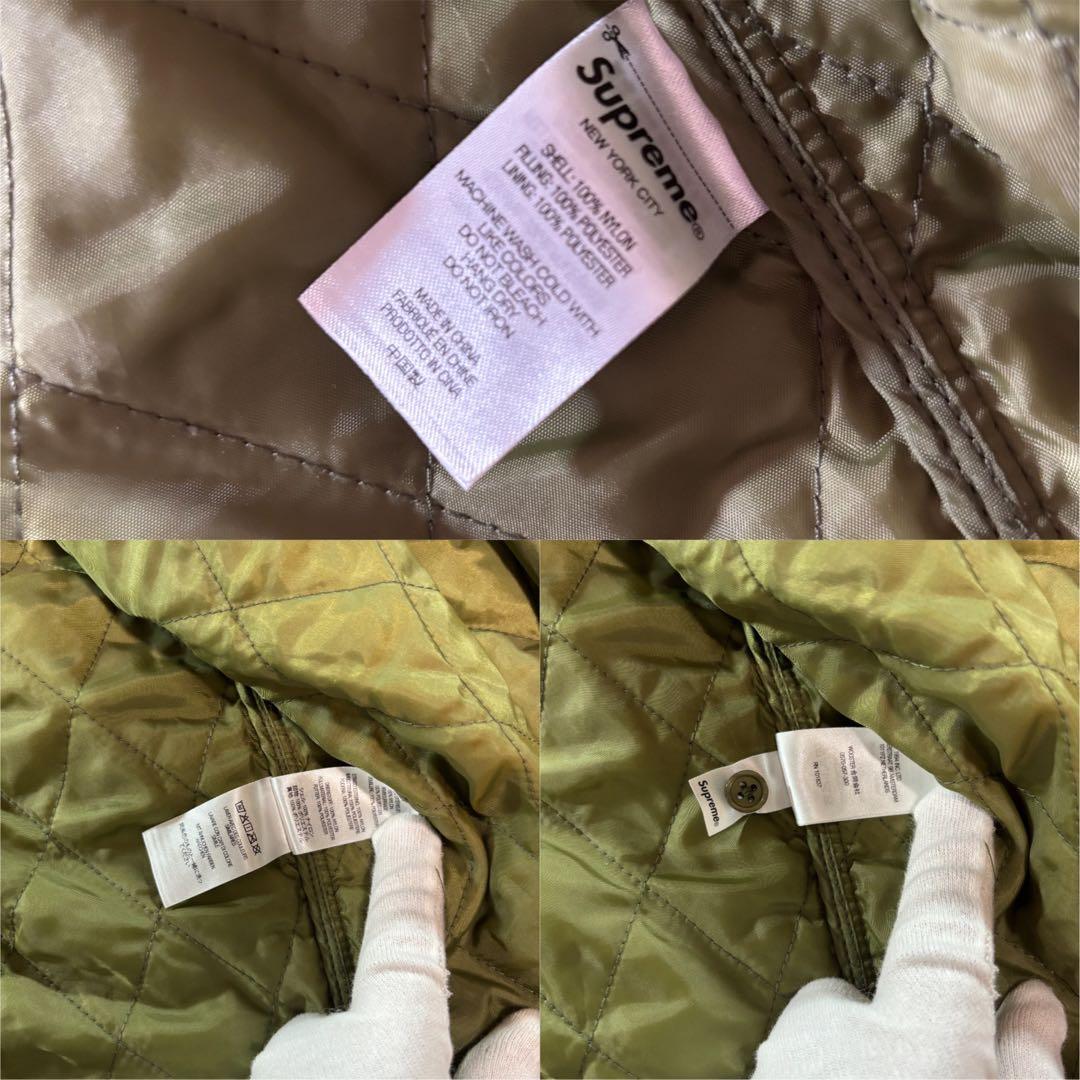 【美品✨】 Supreme Nylon Filled Shirt olive M