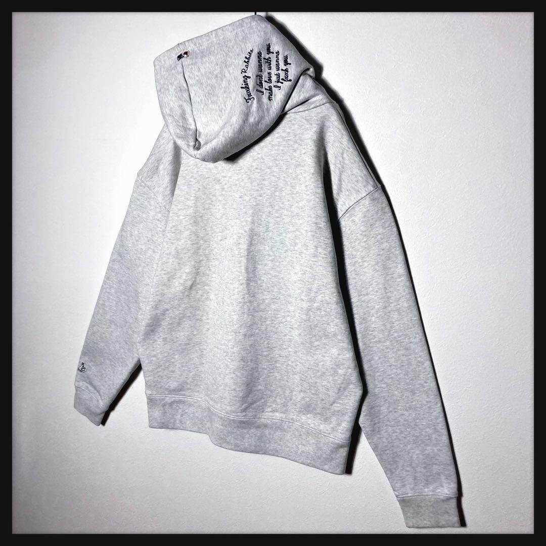 【激レア】FR2★ビッグ刺繍 パーカー NY フード刺繍 ニューヨーク L 美品