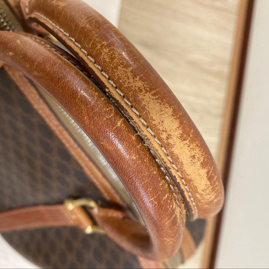 セリーヌ CELINE ボストンバッグ マカダム柄