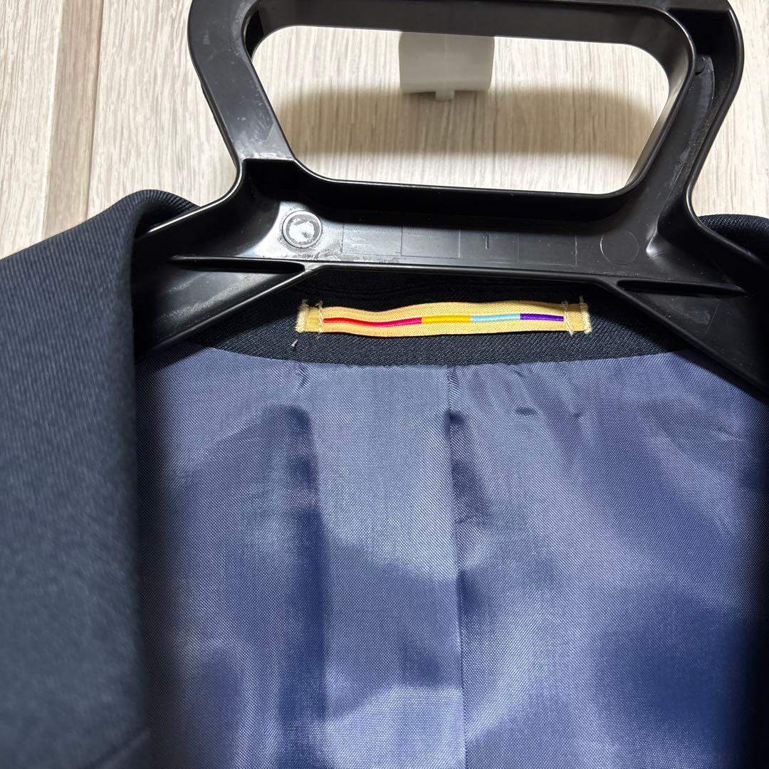 新品同様　オリヒカ　ウォッシャブル　パンツ　スーツ　青紺　上M 下L