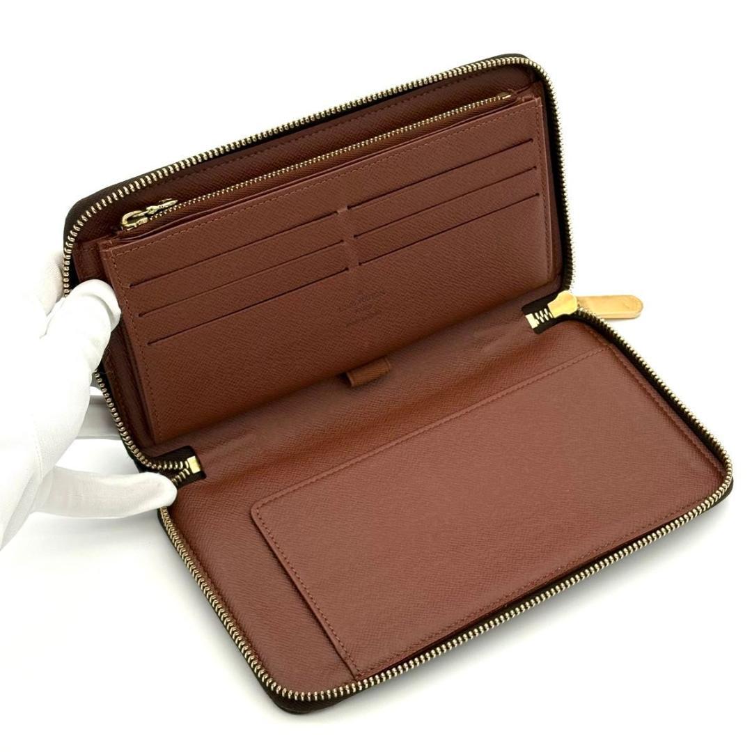 ルイヴィトン 長財布 モノグラム ジッピー オーガナイザー ブラウン 2481
