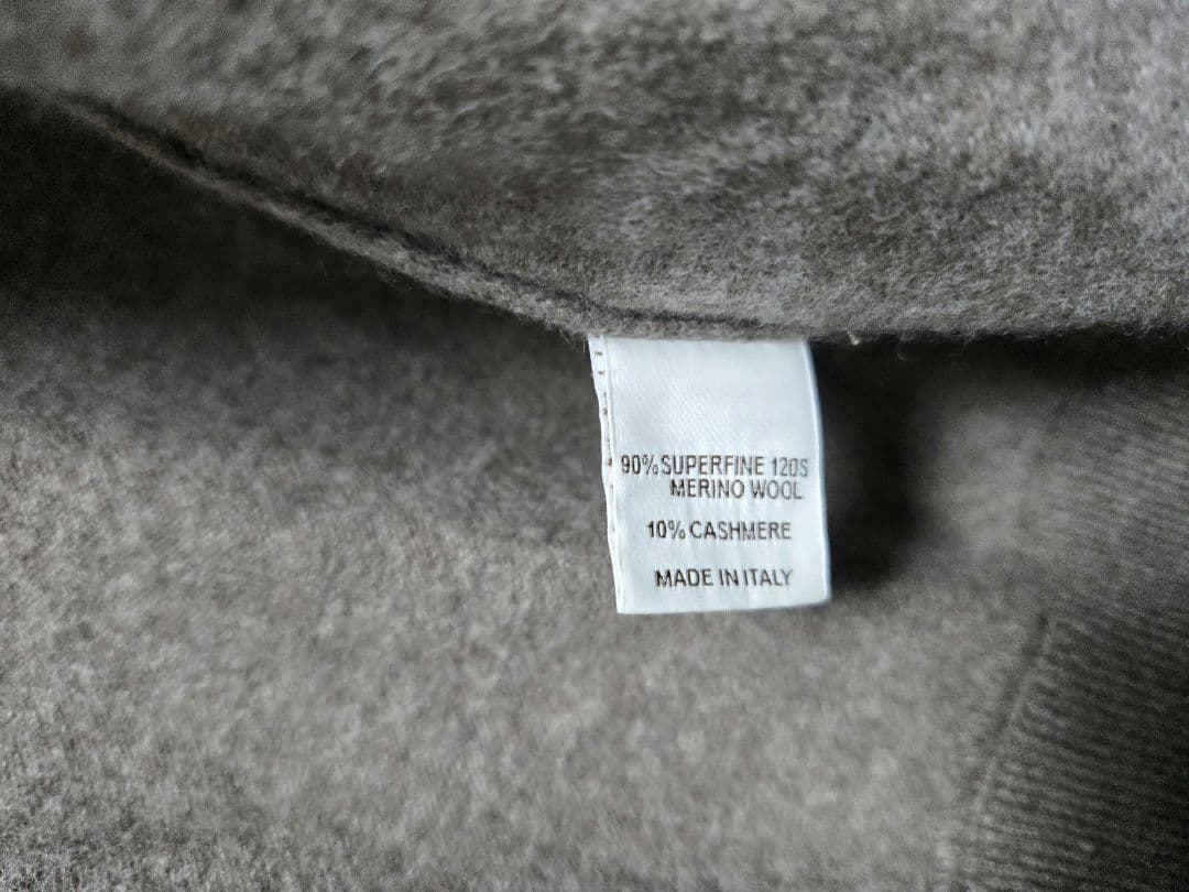 S.Moritz ／ Super120’sウールカシミヤ12ゲージニットパーカー