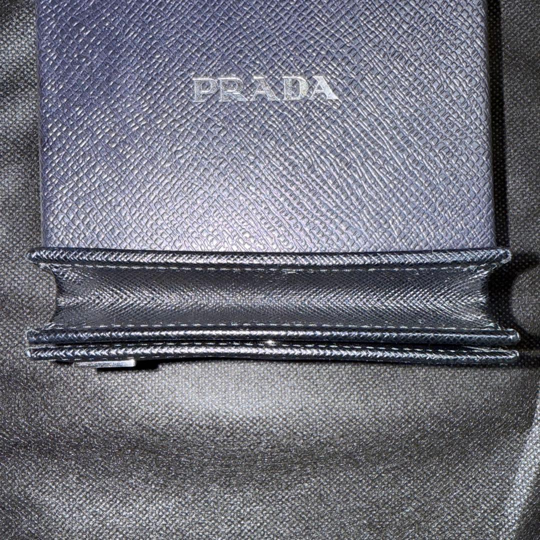 PRADA ブラックレザー 名刺入れ【週末限定セール】