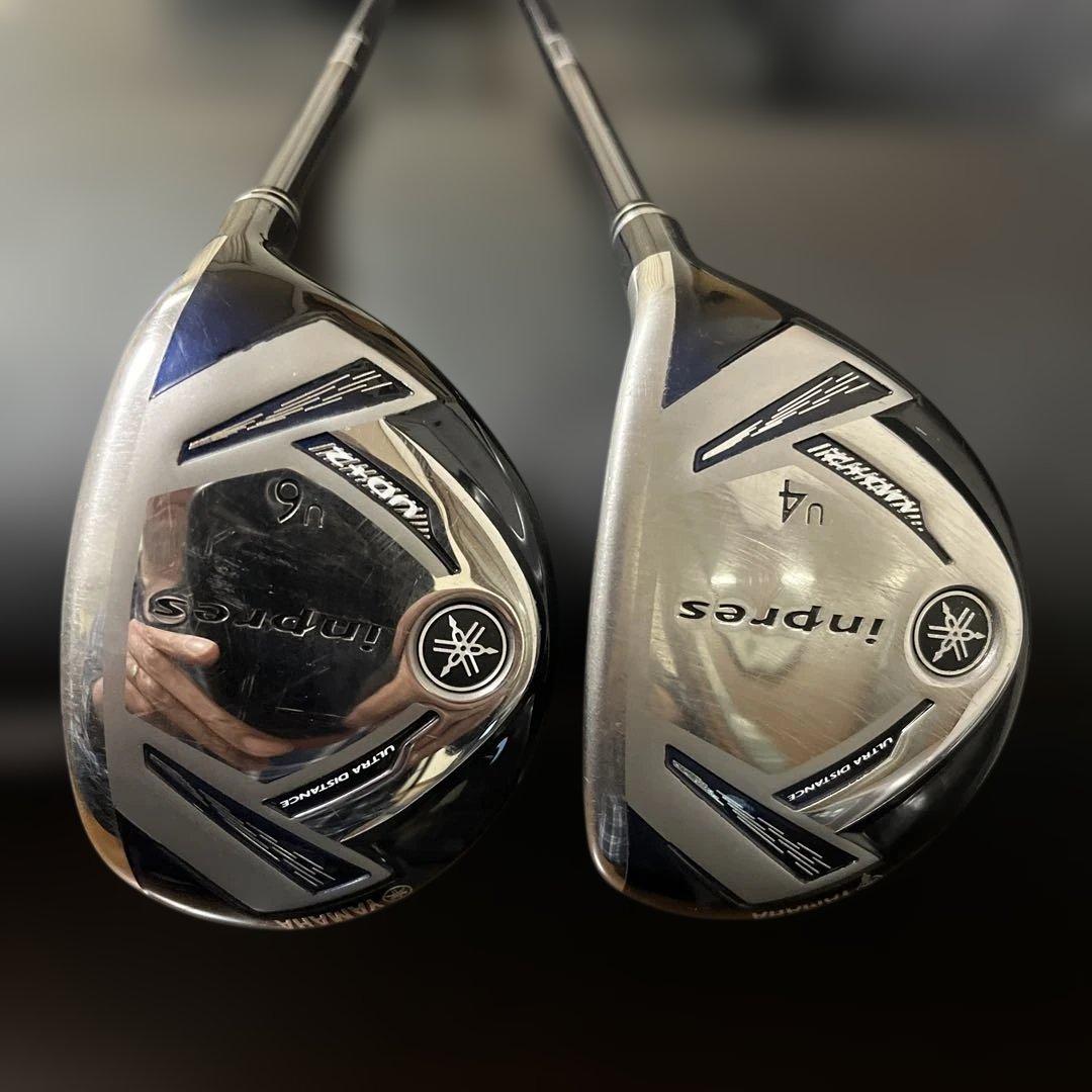 美品★ヤマハインプレス U4&U6 ユーティリティUD+2★2本セット★SR★