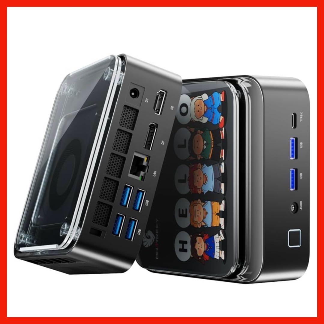 ミニPC ミニパソコン　ライゼン　Ryzen 7735HS 小型　高速　パソコン