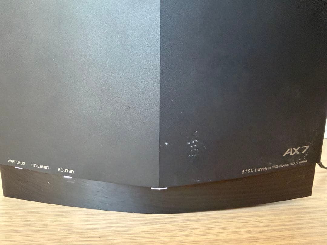 バッファロー　WXR-5700AX7P Wi-Fiルーター　10Gポート搭載無線