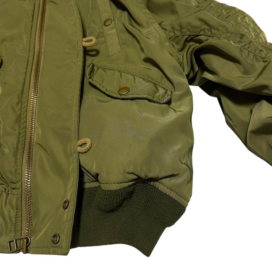 ☆即完品☆【moussy】 N-2B フライトジャケット 短丈 y2k カーキ