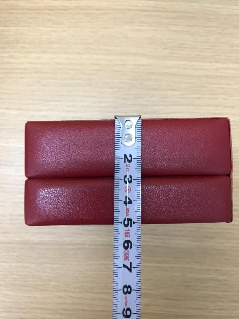 AN074 ロレックス レザーケース 赤　レッド　箱のみ　本体無し