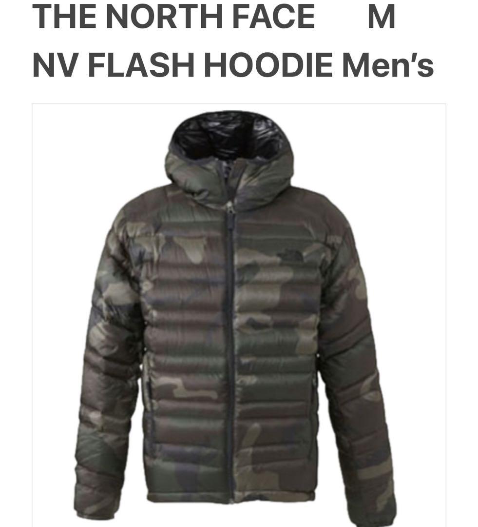 ノースフェイス M ダウン カモフラ ノベルティ フラッシュフーディ ジャケット