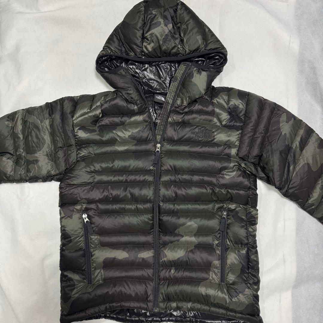 ノースフェイス M ダウン カモフラ ノベルティ フラッシュフーディ ジャケット