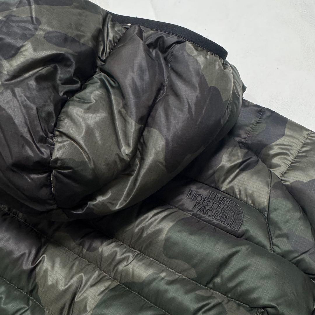 ノースフェイス M ダウン カモフラ ノベルティ フラッシュフーディ ジャケット